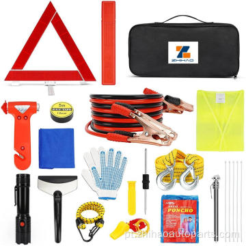 Kit para carro de emergência na estrada